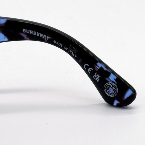 NEW BURBERRY SUNGLASSES BLACK HAVANA WOMEN BE4423 4111/87 BURBERRY BE4423 411187 main image 2
